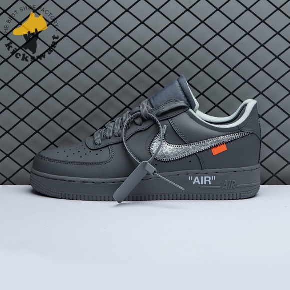 Off White X Nike Air Force 1 Low ‘ Grey DX’ - Picture 3 of 8